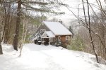 Winter View of Pet Friendly Private Home in Waterville Estates 